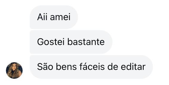 Depoimento de cliente: Os packs são fáceis de editar