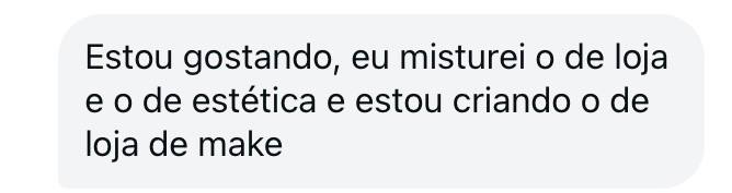 Depoimento de cliente: Possibilidade de misturar packs e criar uma identidade própria
